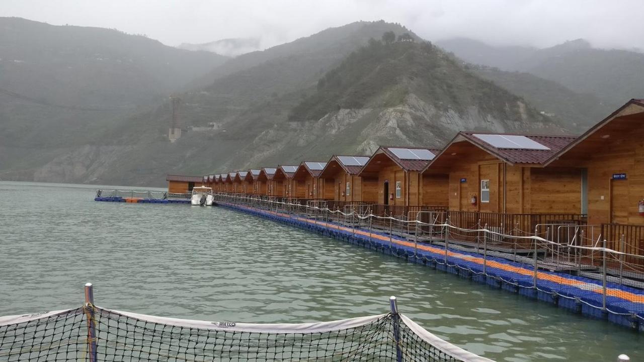 Le Roi Floating Huts & Eco Rooms Tehri New Tehri Экстерьер фото